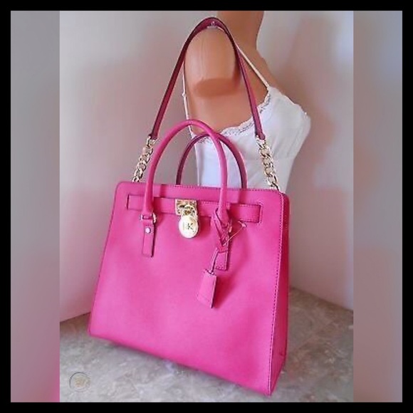 NWT Michael Kors Hamilton Leather Large N/S Tote - Picture 2 of 9